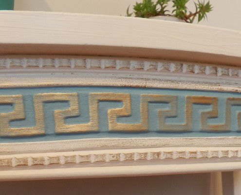 Greek Key Furniture Applique with gilding
