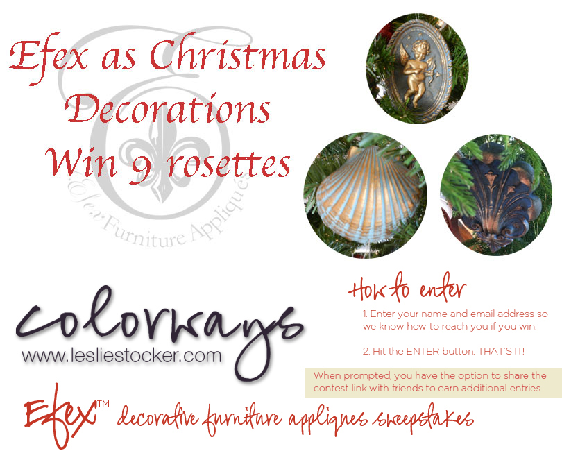 leslie stocker efex furniture appliqués