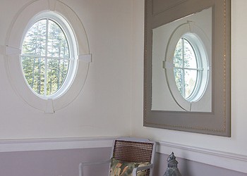 Elegant French Linen Trumeau…featuring M