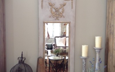 DIY Trumeau Mirror with a twist