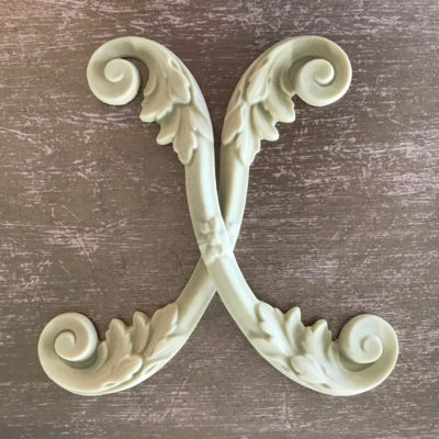SC52 - 9.5” X 2.7” - Architectural French Scrolls From Efex