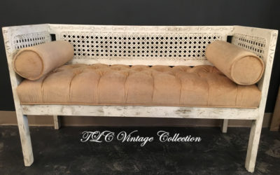 Scandinavian Style Bench with TLC Vintage Collection
