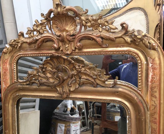 French Trumeau Mirrors