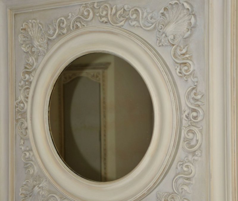 White on White mirror