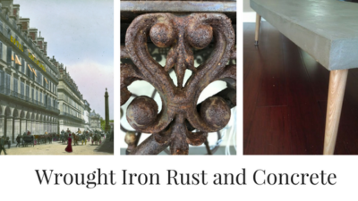 wrought Iron and rust